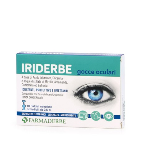IRIDERBE GOCCE OCULARI MONODOSE 10 FIALE