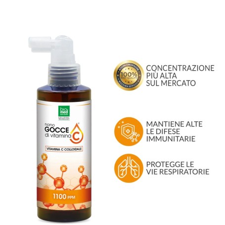 VITAMINA C COLLOIDALE 100ml - 1100ppm