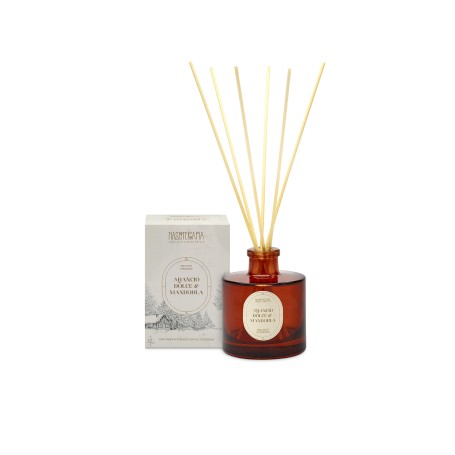 DIFFUSORE A BASTONCINI ARANCIO DOLCE E MANDORLA