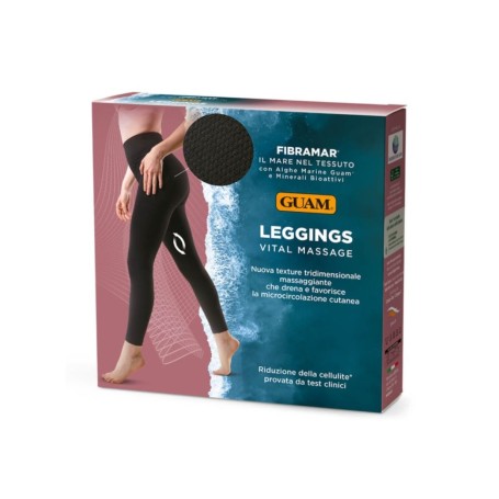 LEGGINGS VITAL MASSAGE XS/S: 38-40 NERO