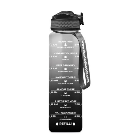 THE STEEL BOTTLE -  BORRACCE MOTIVAZIONALI BLACK&WHITE 1L.