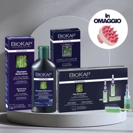 KIT ANTICADUTA BIOKAP DONNA con Fiale Anticaduta