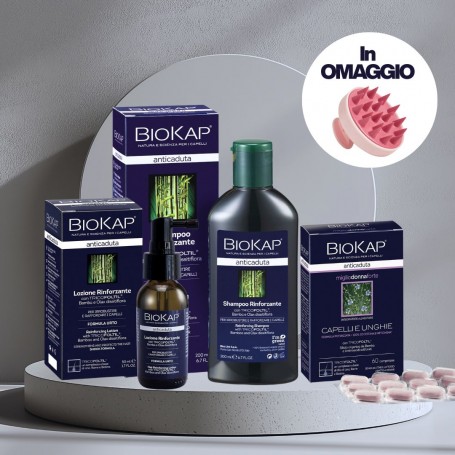 KIT ANTICADUTA BIOKAP DONNA con Lozione Anticaduta
