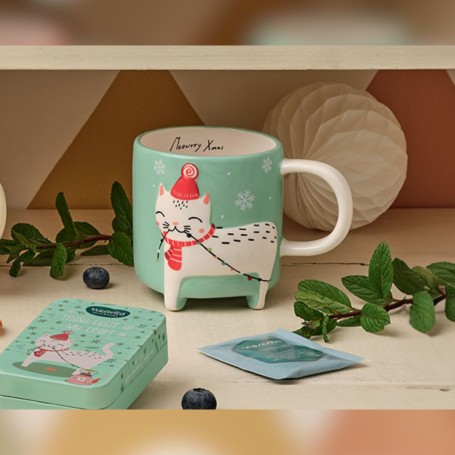 TEA & FRIENDS MUG GATTO