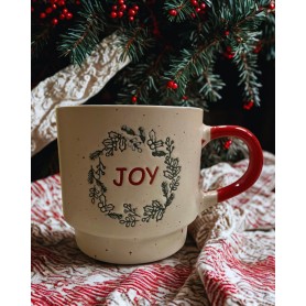 HAPPY HOLIDAYS MUG "JOY" 350ML HAPPY HOLIDAYS MUG "JOY" 350ML