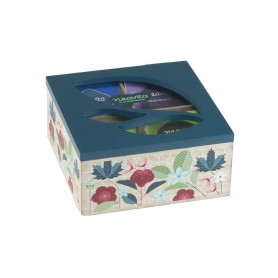 COFANETTO LEGNO AZZURRO A 4 SCOMPARTI -  20 FILTRI COFANETTO LEGNO AZZURRO A 4 SCOMPARTI -  20 FILTRI