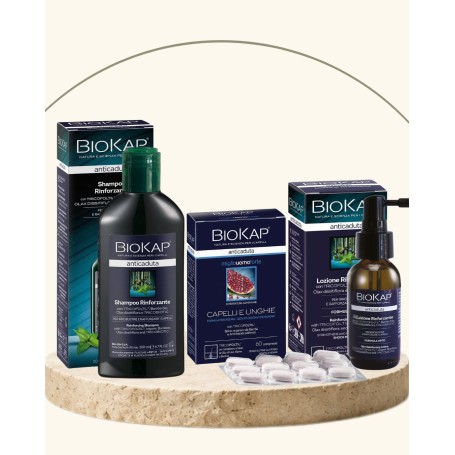 KIT ANTICADUTA BIOKAP UOMO con Lozione Anticaduta