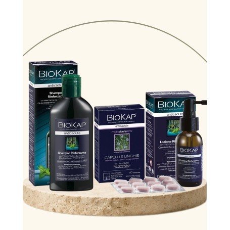 KIT ANTICADUTA BIOKAP DONNA con Lozione Anticaduta