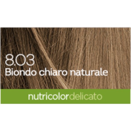 8.03 BIONDO CHIARO NATURALE BIOKAP NUTRICOLOR DELICATO