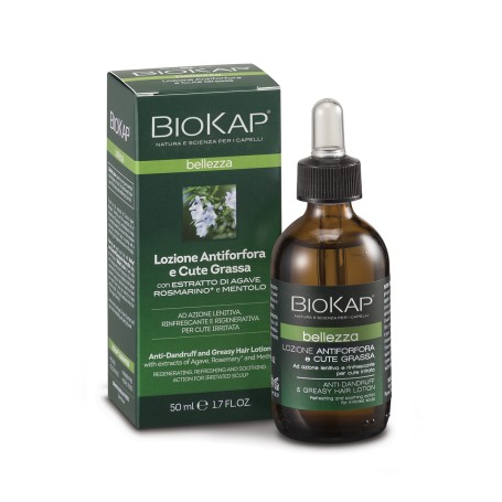 LOZIONE ANTIFORFORA E CUTE GRASSA BIOKAP BELLEZZA