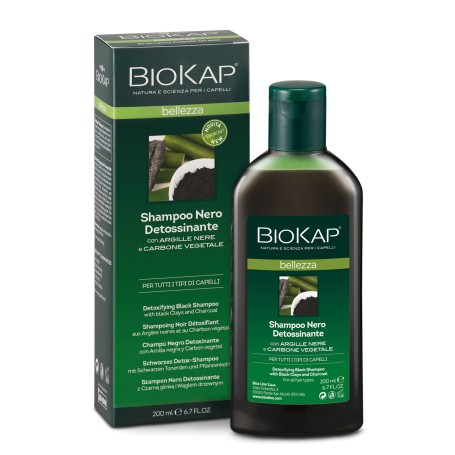SHAMPOO NERO DETOSSINANTE BIOKAP BELLEZZA