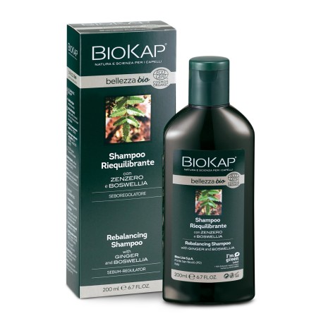 SHAMPOO RIEQUILIBRANTE SEBOREGOLATORE  BIOKAP BELLEZZA BIO